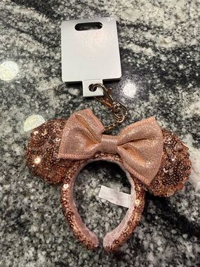 Disney Parks Mini Minnie Ears bag charm WDW 2026